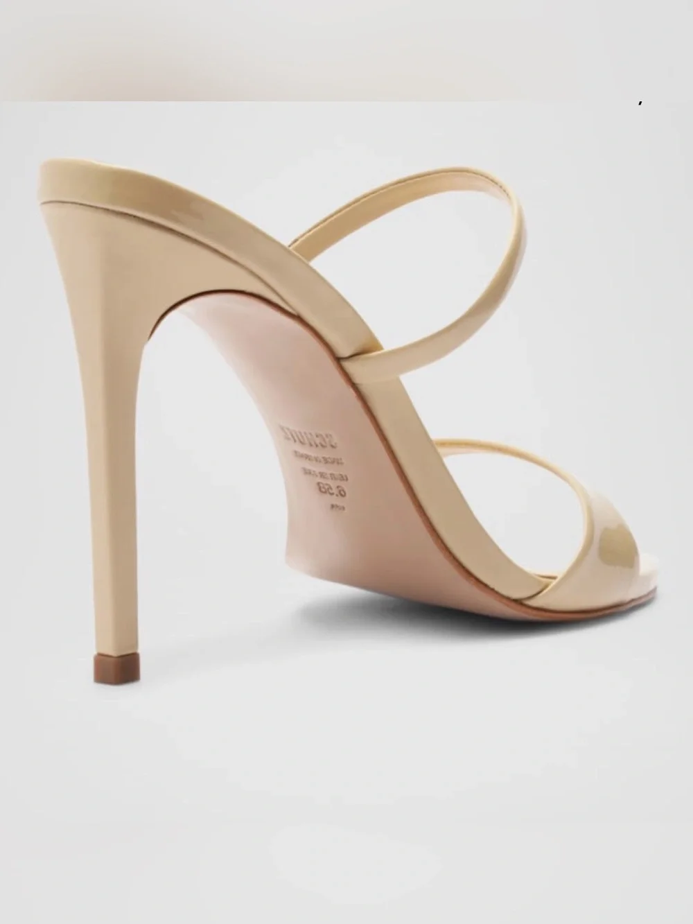 NEW Schutz Jessica Mule Patent Stiletto sandal 9.5